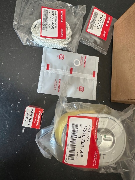 HONDA EC2200 KIT SERVICE ORIGINAL HONDA