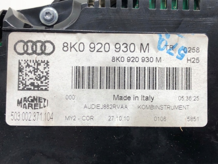 COMPTEUR AUDI A4 B8 8K0920930M 1.8 120KM 07-15 TABLEAU DE BORD