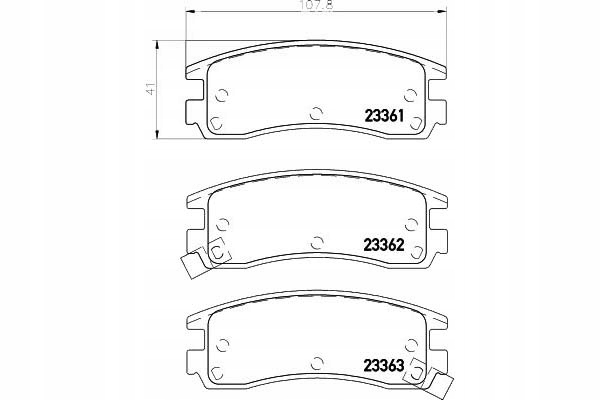 PADS HAM. OPEL T. SINTRA 96- 