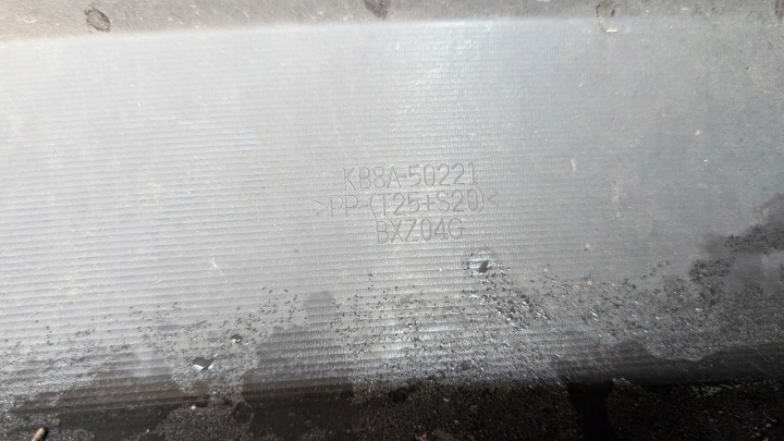 MAZDA CX5 2 II 17- PARE-CHOCS ARRIÈRE ARRIÈRE KB8A-50221