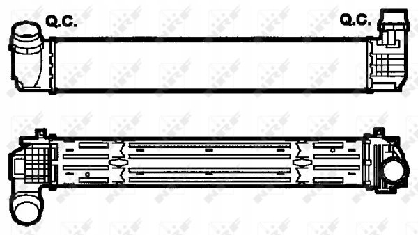 INTERCOOLER RENAULT GRAND SCENIC 09- . MEGANE 09- . SCENIC 09- 