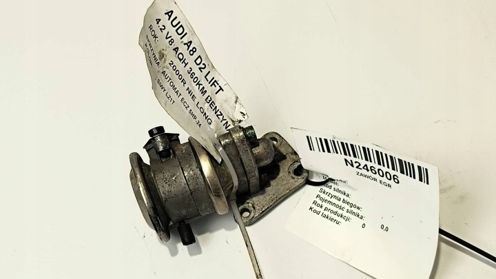 VANNE EGR 078131165 AUDI A8 D3