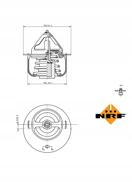 NRF 725057 TERMOSTAT, MATERIAL DE REFRIGERACIÓN 