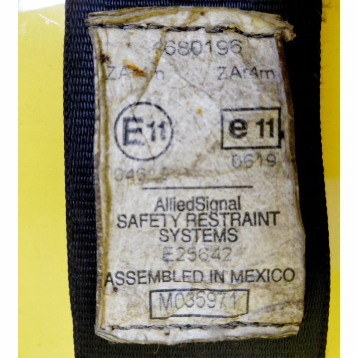 CEINTURE DE SÉCURITÉ DROIT ARRIÈRE CHRYSLER VOYAGER 5D 4680196 NR1712