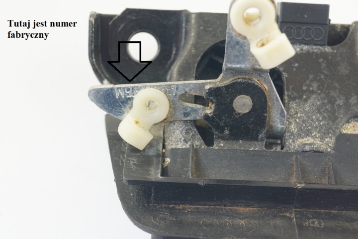 SERRURE ARRIÈRE COUVERCLES DE COFFRE AUDI A6 C5 LIFT 4B9827505M
