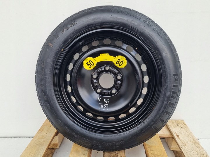 VOLVO S40 II V50 C30 RUEDA RUEDA DE RECAMBIO RUEDA DE RECAMBIO 125/85 R16 30683913 2160823 