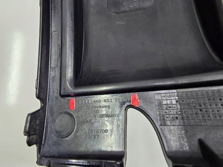 PROTECTION CALANDRE BOUCHON RADAR CAPTEUR ACC AUDI A6 C8 4K0 4K0853294N
