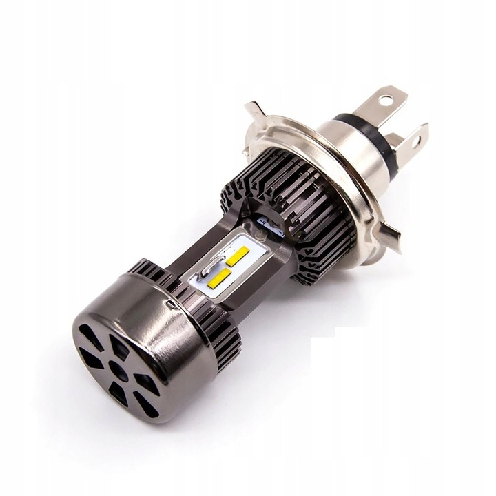 LEMPUTĖ LED MOTOCIKLAS MOTOR SKUTERIS H4 HS1 3200LM nuotrauka 4