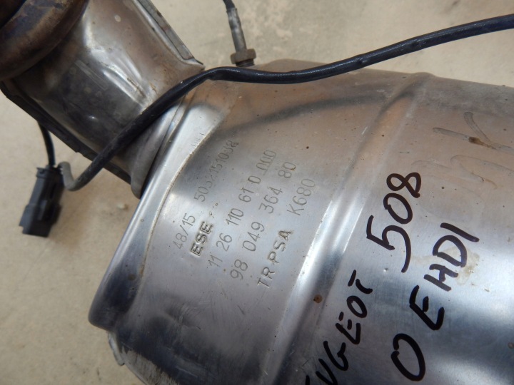 CATALYSEUR PEUGEOT 508 I LIFT 2.0 EHDI 9804936480 ORIGINAL EUROPE DÉMONTAGE