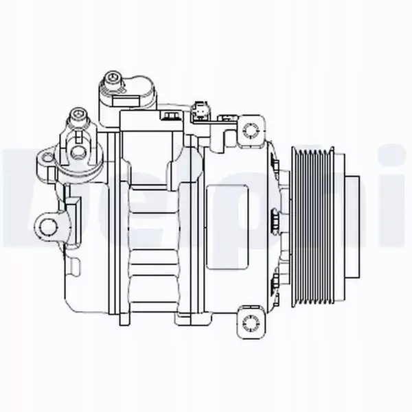 DELPHI COMPRESSEUR DU CLIMATISEUR CS20479 photo 2 - milautoparts-fr.ukrlive.com