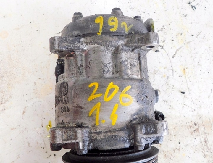 PEUGEOT 206 1.4 2001R COMPRESSEUR POMPE COMPRESSEUR DE CLIMATISATION SD7V12