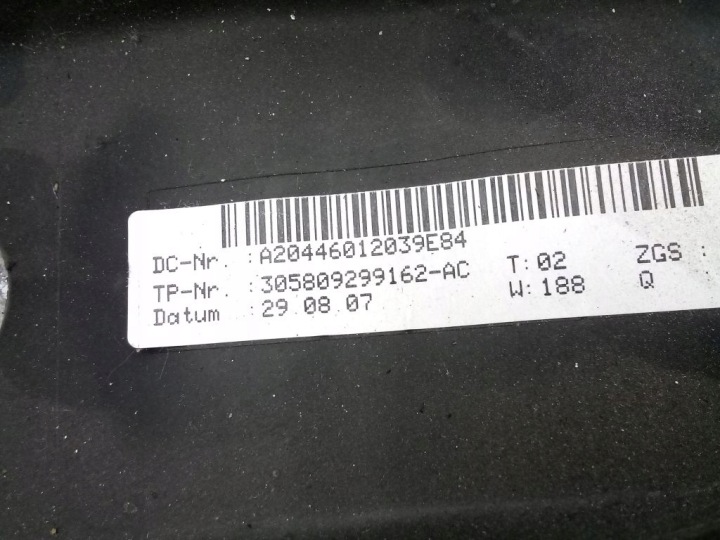 MERCEDES C CLASSE W204 VOLANT À TROIS BRAS CUIR A2044601203