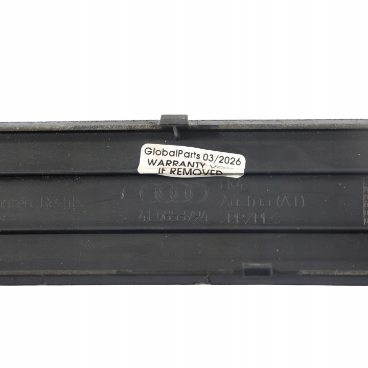 AUDI Q7 4L MOULURE SEUIL ARRIÈRE PORTES DROITE NOIRE 4L0853794