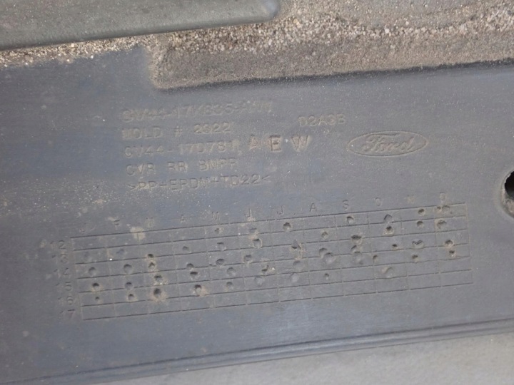 FORD KUGA II 2 MK2 13-16 PARE-CHOCS ARRIÈRE ARRIÈRE