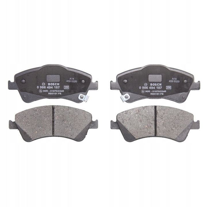 BOSCH ZAPATAS HAM. TOYOTA P. AURIS 07- UK/AVENSIS 09- 