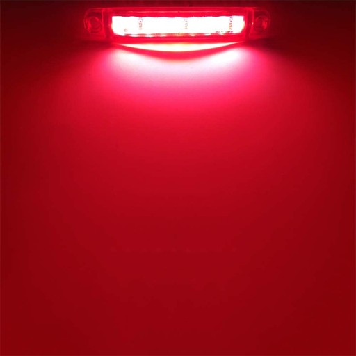 10 PIEZAS FARO LUZ DE POSICIÓN 9 DIODO LUMINOSO LED 12V 24V ROJO 