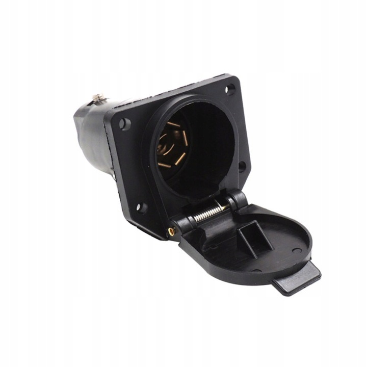 1PC TRWALY NOIR 7-PINOWY ADAPTATEUR REMORQUES PUCE VÉHICULE VERS FEUX REMORQUES