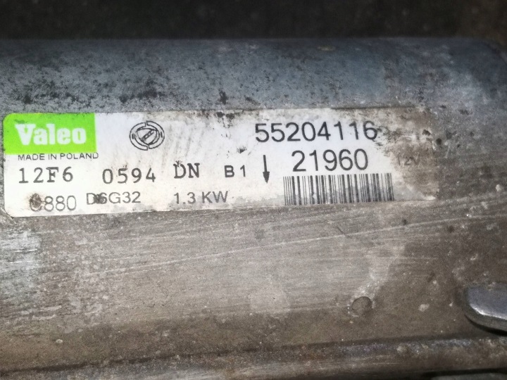 DÉMARREUR FIAT GRANDE PUNTO IDEA 1.3 JTD M-JET 9 DENTS 55204116 100% SPRAW
