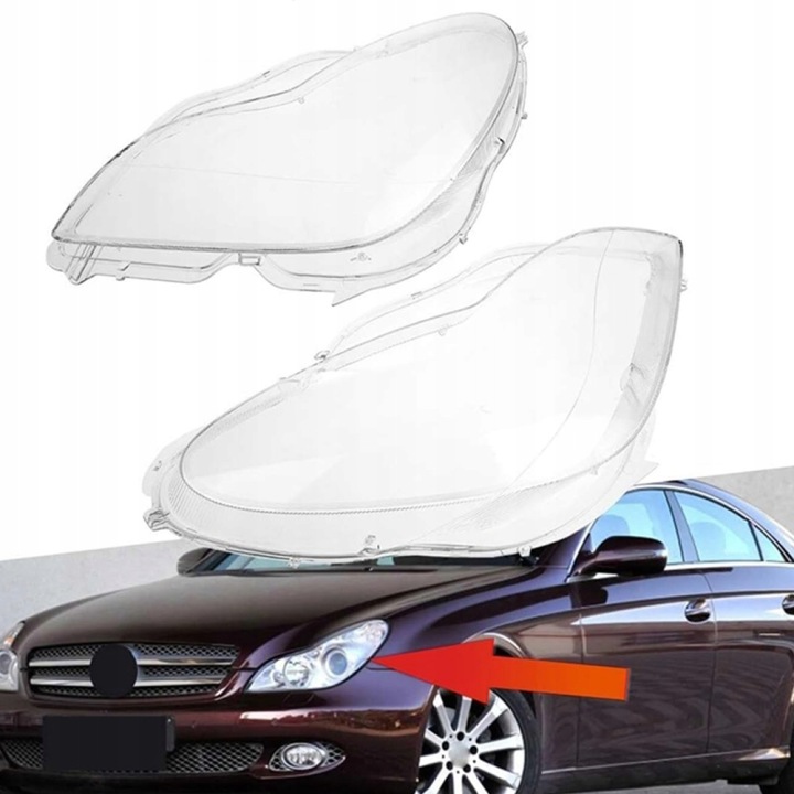LEWY+PRAWA PLAFONNIER VERRE PHARES VERS MERCEDES W219 CLS 2004-2011