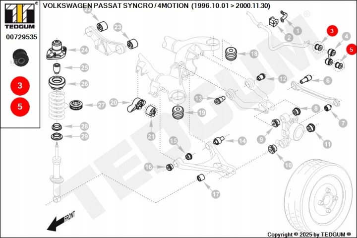 MANCHON CONNECTEUR STABILISATEUR AUDI SEAT SKODA VW