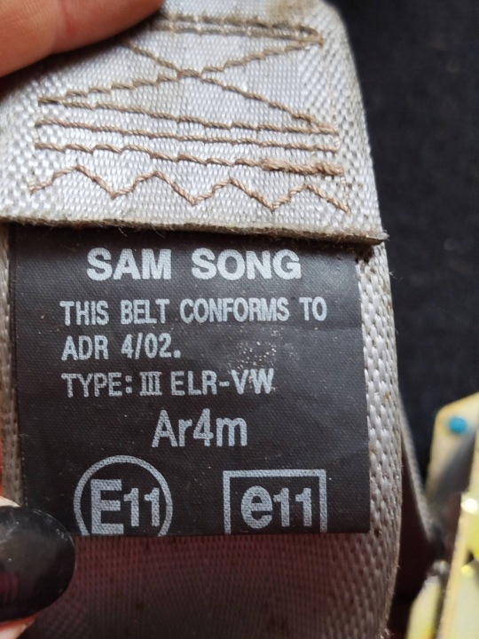 ARRIÈRE CEINTURE DE SÉCURITÉ KIA PICANTO 041149