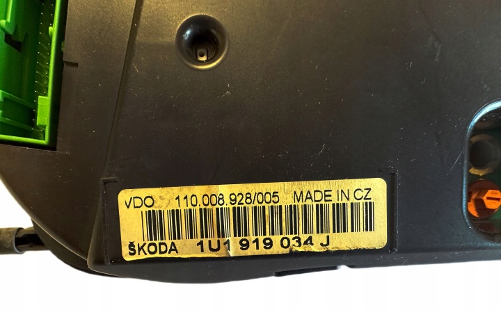 COMPTEUR TABLEAU DE BORD SKODA OCTAVIA I 1.6 B 1U1919034J 88311243
