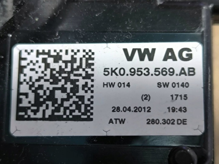 BANDE AIRBAG AVANT VOLKSWAGEN PASSAT B7 5K0953569AB