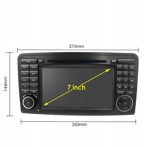 RADIO DE AUTOMÓVIL KAXUANPL MERCEDES GASOLINA ML EN 