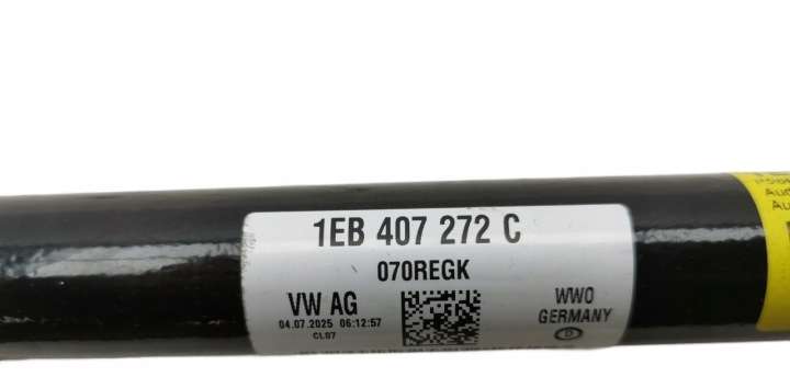 DEMI-ARBRE DROIT AVANT AUDI Q4 1EB407272C NEUF ORIGINAL