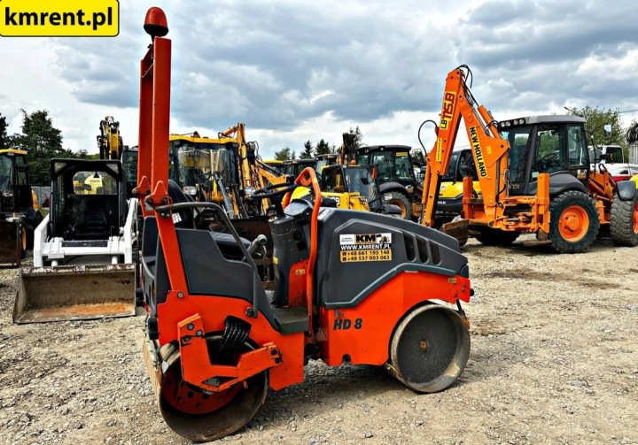 HAMM HD 8 ARBRE 2017R. BOMAG BW80 BW100 DYNAPAC CC1000