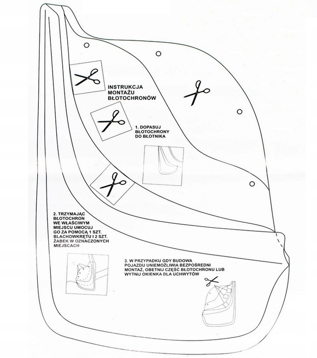 VOLKSWAGEN CADDY 2004-2020 GUARDABARROS DE AUTOMÓVIL 