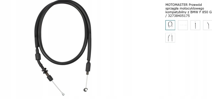 MOTOMASTER FIL ADHÉRENCE MOTOCYCLETTE COMPATIBLE AVEC BMW F 850 A745