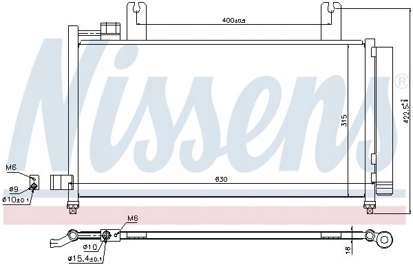 RADIATEUR CLIMATISATION NISSENS 940328