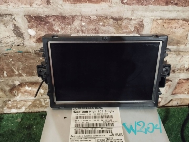 MERCEDES-BENZ C W204 PANNEAU RADIO ÉCRAN NAVIGATION A1729016500 A2048709558