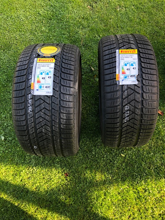 4 PIEZAS PIRELLI SOTTOZERO 3 275/35R21 + 315/30R21 PORSCHE PANAMERA 