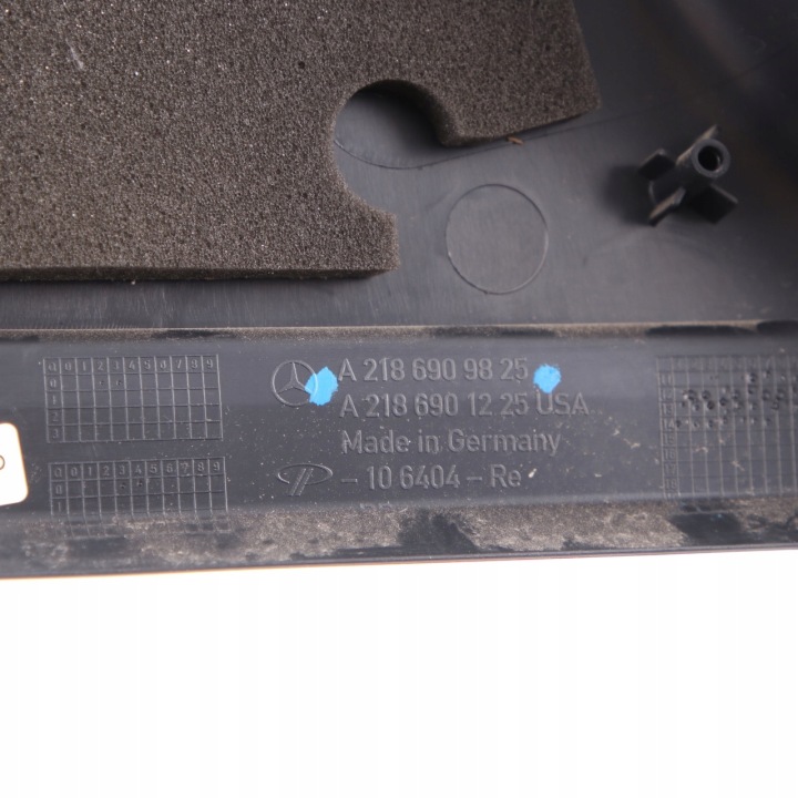 MERCEDES W204 PROTECTION CHÂSSIS MONTANTS GAUCHE ARRIÈRE GRIS