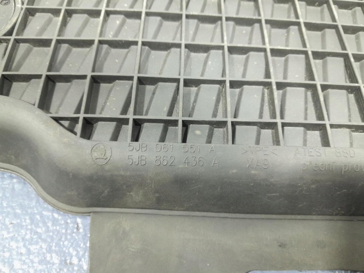 SKODA RAPID LIFT TAPIS DE SOL CAOUTCHOUC EUROPE ENSEMBLE 5JB061551A