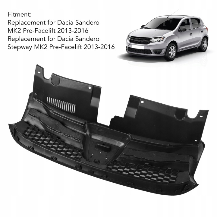 AVANT PARE-CHOCS GRILLE GRILLS 623103971R REMPLACEMENT DACIA SANDERO YD