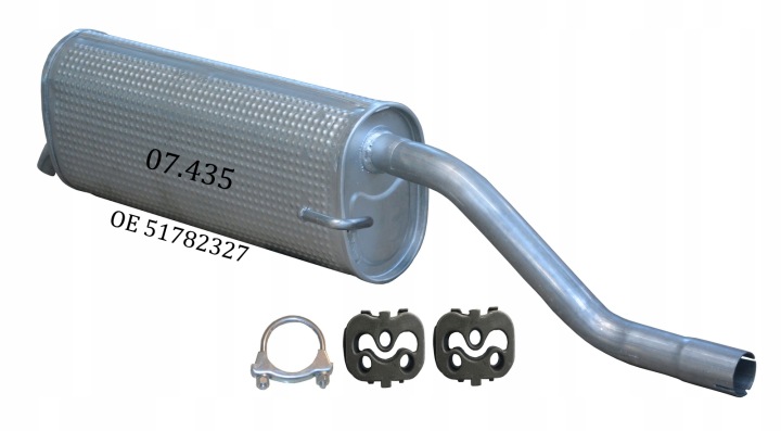 POLMOSTROW SILENCIEUX FIAT GRANDE PUNTO 1.4 05- ARRIÈRE