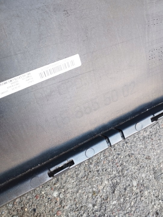 PARE-CHOCS ARRIÈRE MERCEDES CLA II W118 A1188855002