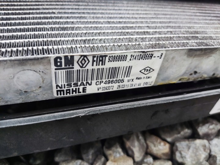 ENSEMBLE RADIATEURS VENTILATEUR RENAULT TRAFIC III OPEL VIVARO B 1.6 DCI 14-19