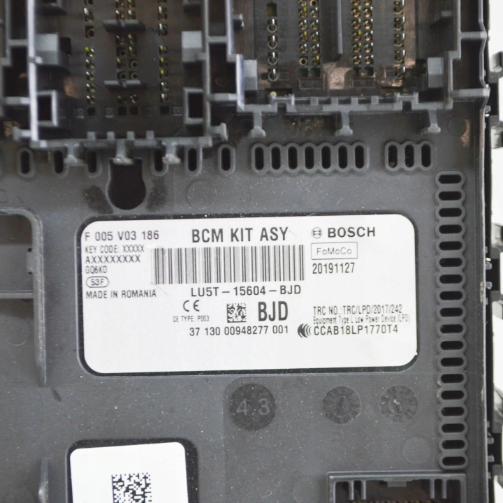 MODULE CONFORT FORD FIESTA VII F005V03186 18323709 1.0L 74KW 2019
