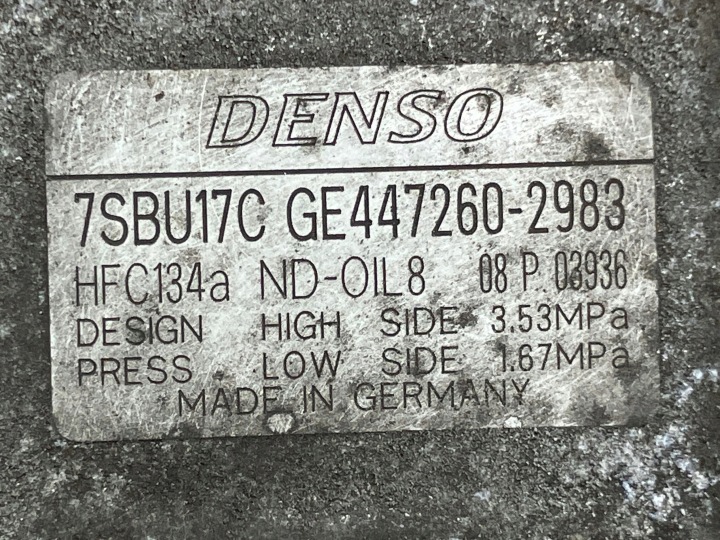 BMW OE 7SBU17C COMPRESSEUR CLIMATISATION DENSO