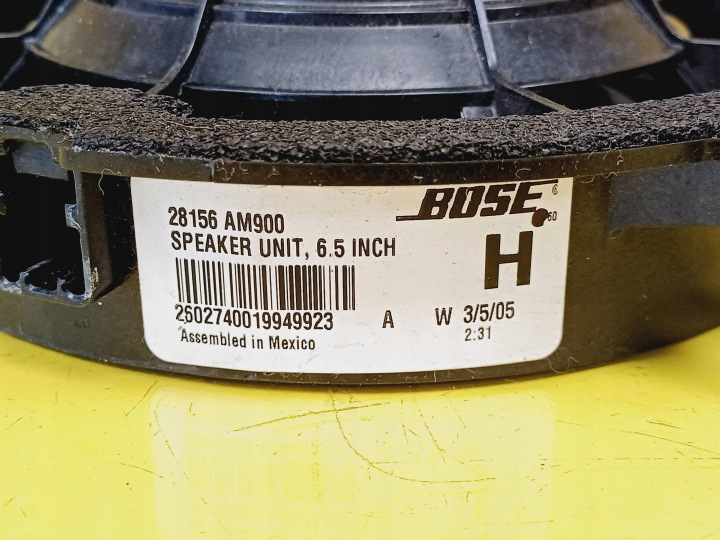 HAUT-PARLEUR BOSE GAUCHE DROIT ARRIÈRE NISSAN MURANO Z50 28156AM900 NR232