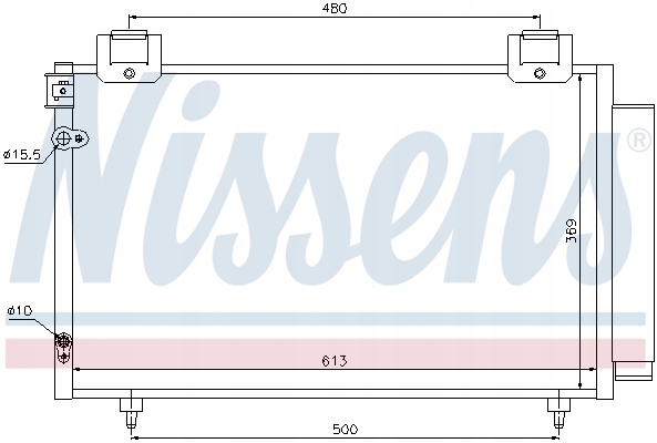 DÉSHYDRATEUR NISSENS 8845005100 8845005101 212051N 32