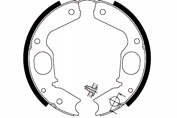 ZAPATAS DE TAMBOR DE FRENADO MITSUBISHI PAJERO 91-00 (RECZNY) 