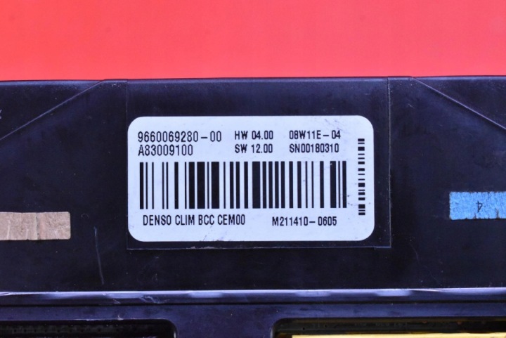 CONTRÔLEUR MODULE RÉCHAUFFEURS 9660069280 CITROEN C4 GRAND PICASSO I 06-13