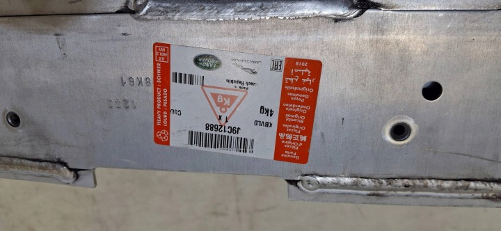 POUTRE PARE-CHOCS AVANT AVANT JAGUAR E-PACE X540 J9C3-12688 NEUF ORIGINAL