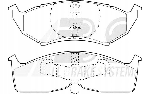 TRINKELĖS STABDŽIŲ CHRYSLER 300M 98-04 PRIEK. A.B.S. nuotrauka 2