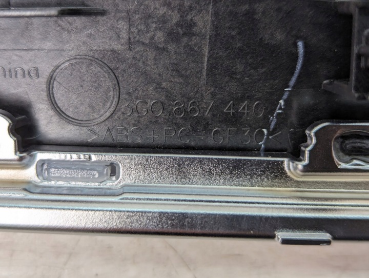 MOULURE PORTES DÉCOR DROIT AVANT VW ARTEON PASSAT B8 RLINE 3G0867440A
